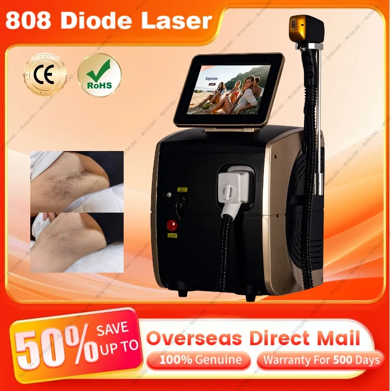 

4000W Alexandrite Ice Platinum Laser Professional Diode Laser Machine 3 wavelength Permanent Painless Hair Remover Tender Skin