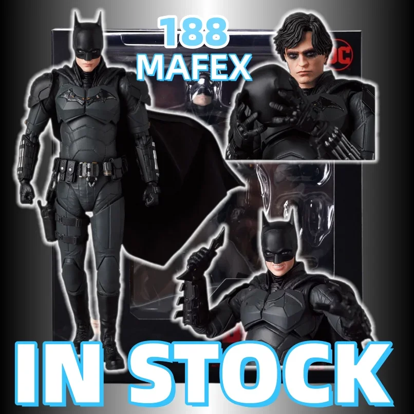 

Hot In Stock Anime Figurines The Batman Mafex 188 Robert Pattinson Movie Version Figurine Justice League Batman Action Kids Toy