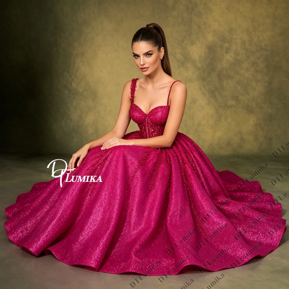 Feather Shoulder Ball Gown Quinceanera Party Dresses Sweetheart Beaded Corset Women Sweet 15 Paerty Gowns Customized Size
