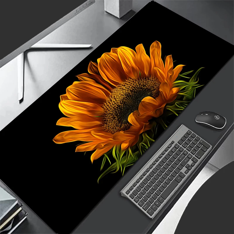 

Mousepads Sunflower Fashion Large Mouse Mat New Pc MousePads Office Laptop Carpet Soft Anti-slip Waterproof Desktop Mouse Pad