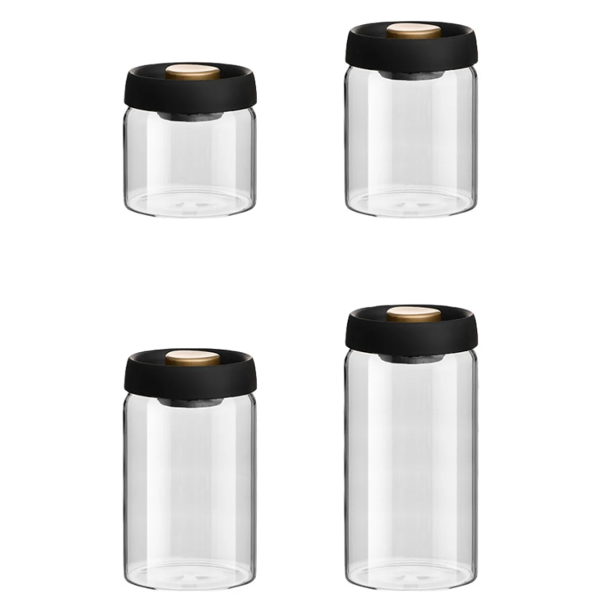 M21K 커피 콩 진공 밀봉 탱크 가정용 방습 공기 추출 밀폐 용기 식품 저장 용기,A