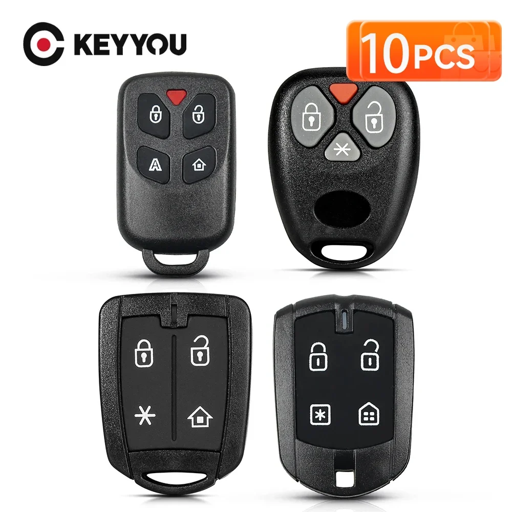 KEYYOU, 10 Uds., para Brasil, Positron PXN52 293 EX300 330 360, carcasa de llave remota, carcasa de repuesto para control de alarma antirrobo