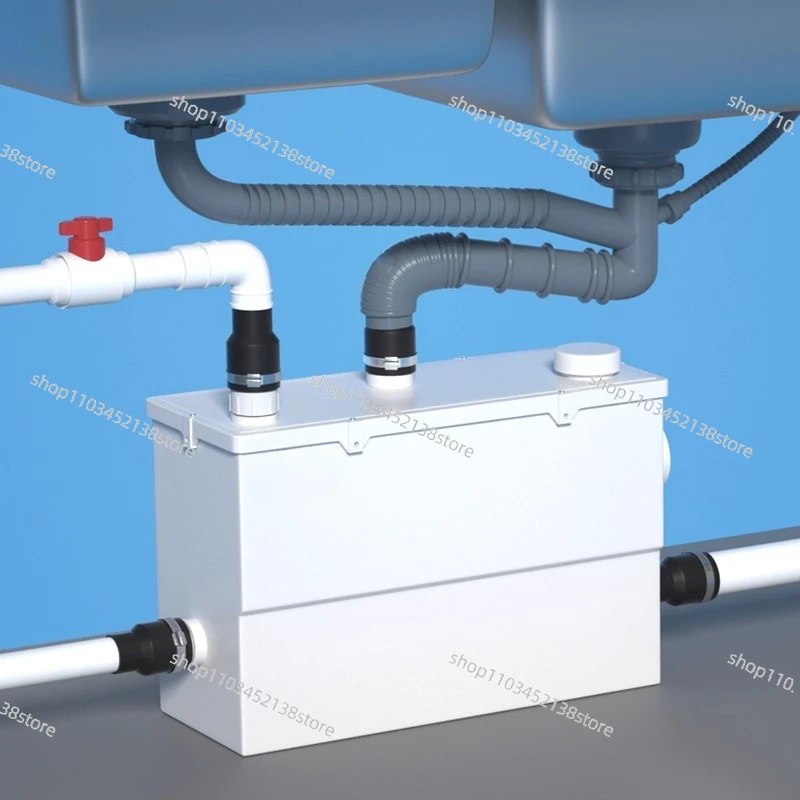 Sewage Lift Pump Household Basement Sewage Pump Shower Kitchen Sink Automatic Sewage Lift