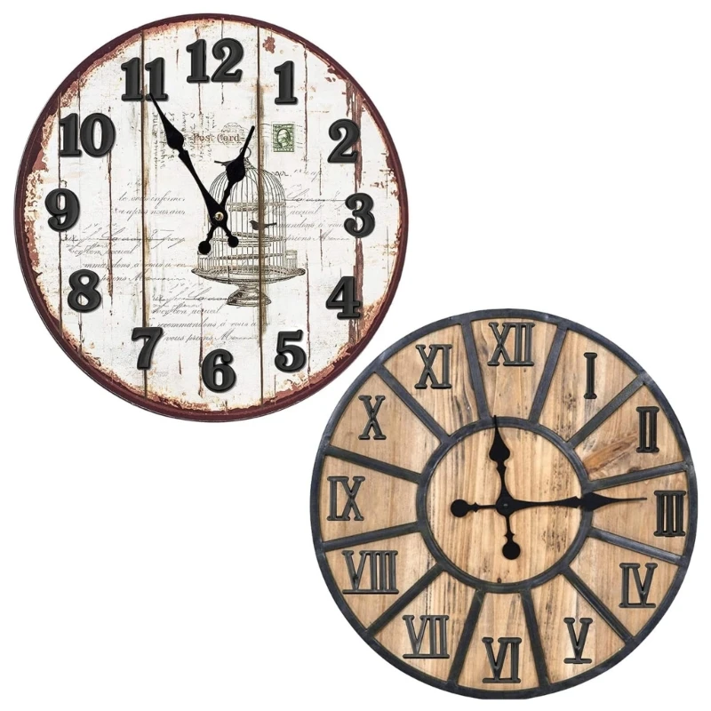 DIY Arabic Numerals Roman Numerals Wall Clock Removable Art Decal Sticker Digital Clocks Needle Hands Clock Accessories