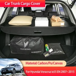 Per Hyundai Veracruz ix55 EN 2007 ~ 2015 2008 2009 2010 2011 2012 2013 Car Trunk Cargo Cover deposito bagagli posteriore Boot Tray Auto