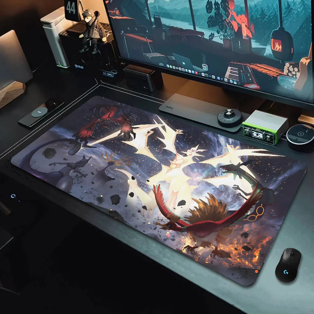 Hot Anime P-Pokemon Mousepad Large Gaming Mouse Pad LockEdge Thickened Computer Keyboard Table Desk Mat