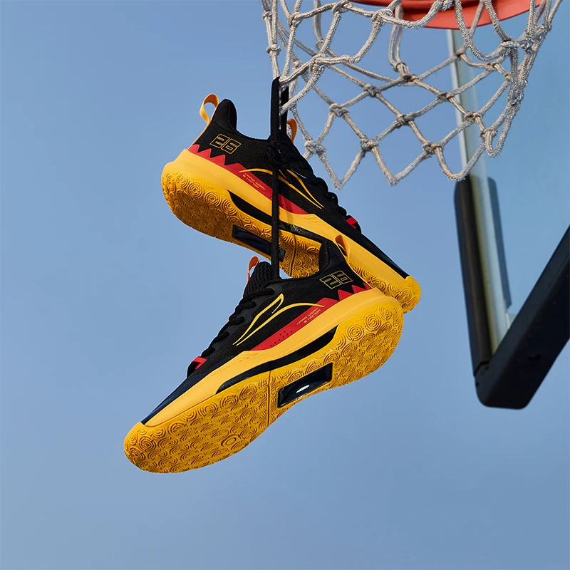 Sepatu basket pria tim DVD 361 derajat, sepatu basket pria mendukung traksi, sepatu kets pria nyaman bersirkulasi tahan lama 672431109