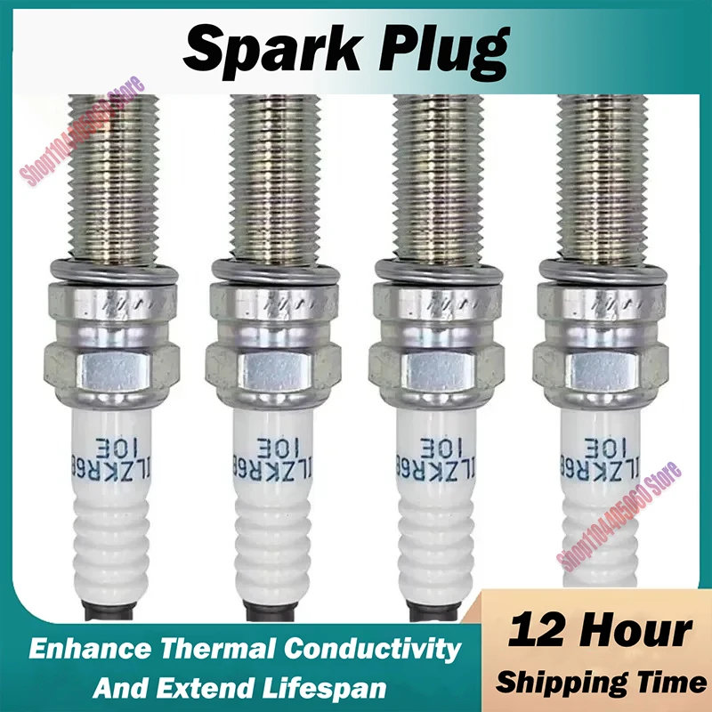 

4pcs 18846-10060 ILZKR6B10 Iridium Spark Plug For HYUNDAI I30 IX35 IX40 KIA RIO SOUL ACCENT VELOSTER SOLARIS
