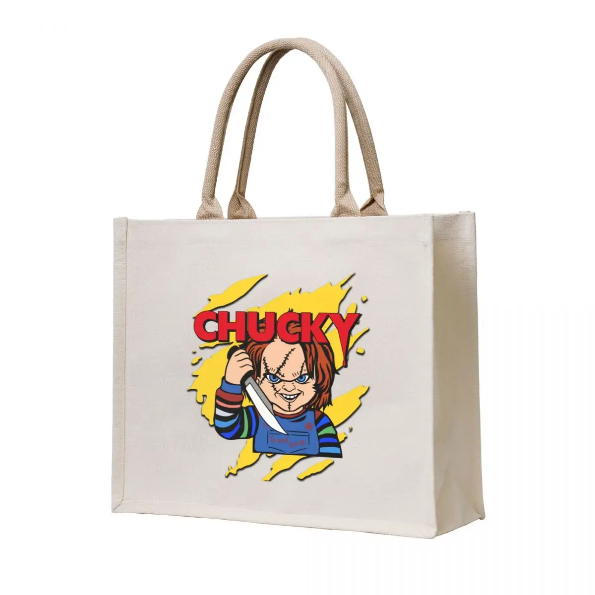 

Chucky Childs Play doll Tote Bag Shopper handbag shopping trolley bag bag for beach