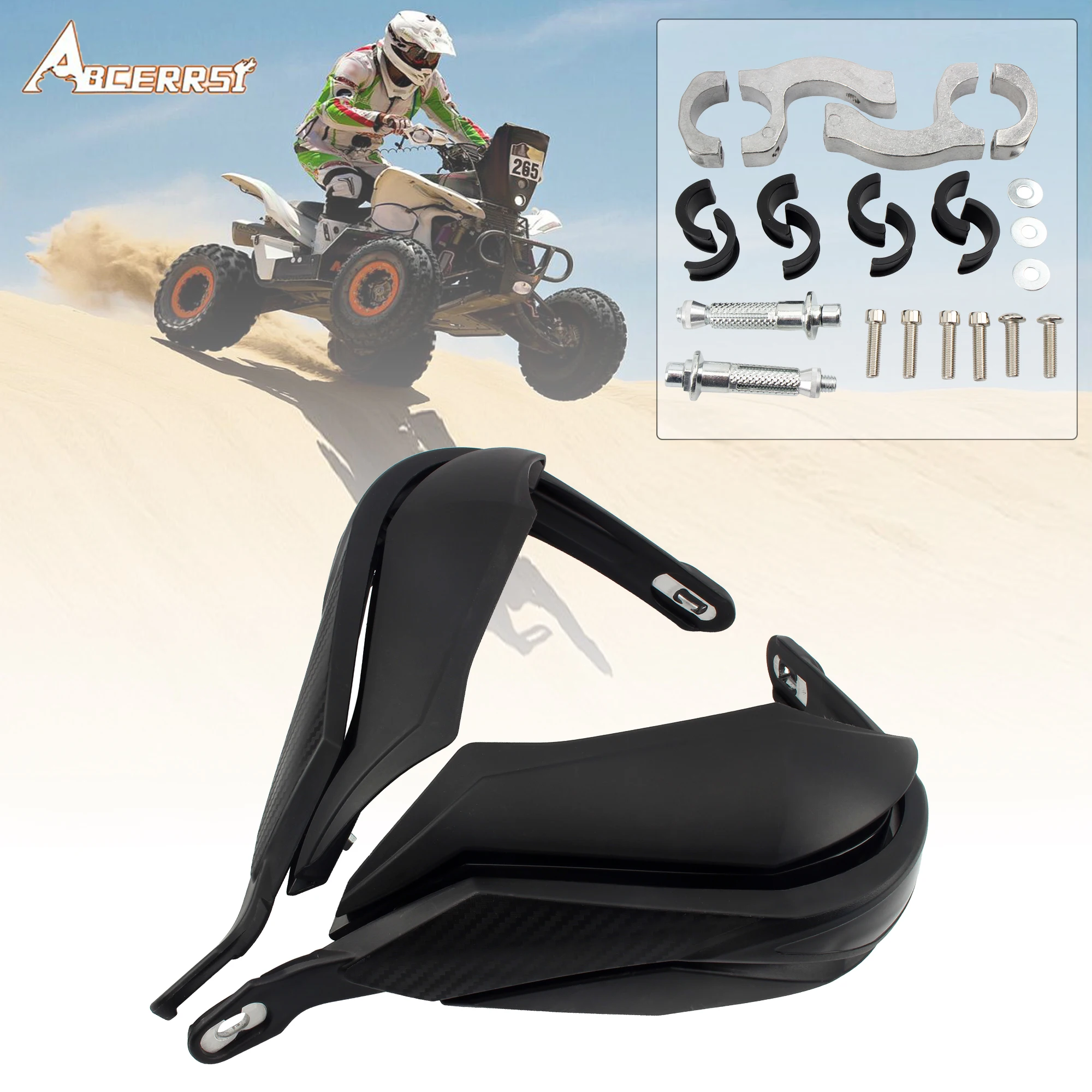 

Universal ATV UTV 22-28MM Handguards Hand Guards For 7/8" And 1 1/8" Brush Bar Off Road Motorcycle Pit Dirt Bike Motocross