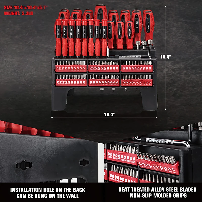 100PCS Screwdriver Set Professional Electrician Tools Magnetic Screwdriver Complete Kit Tools Electrician Accessories Hand Tool