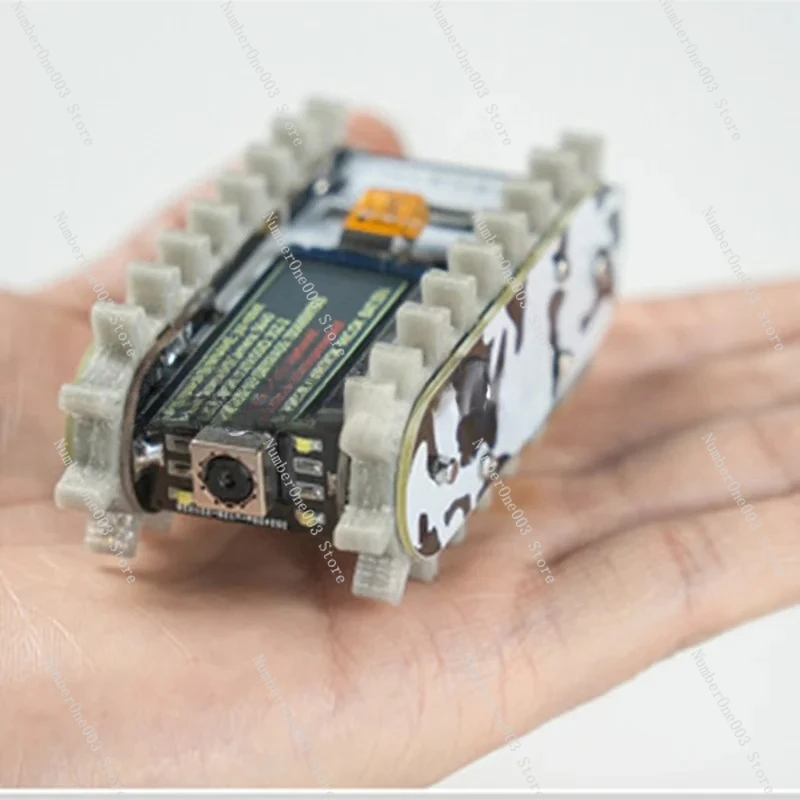 ESP32 Remote Control Tank Model – All-Metal Chassis For Tractor/Crawler/Balance Car/Truck, WiFi RC Scout Robot Car