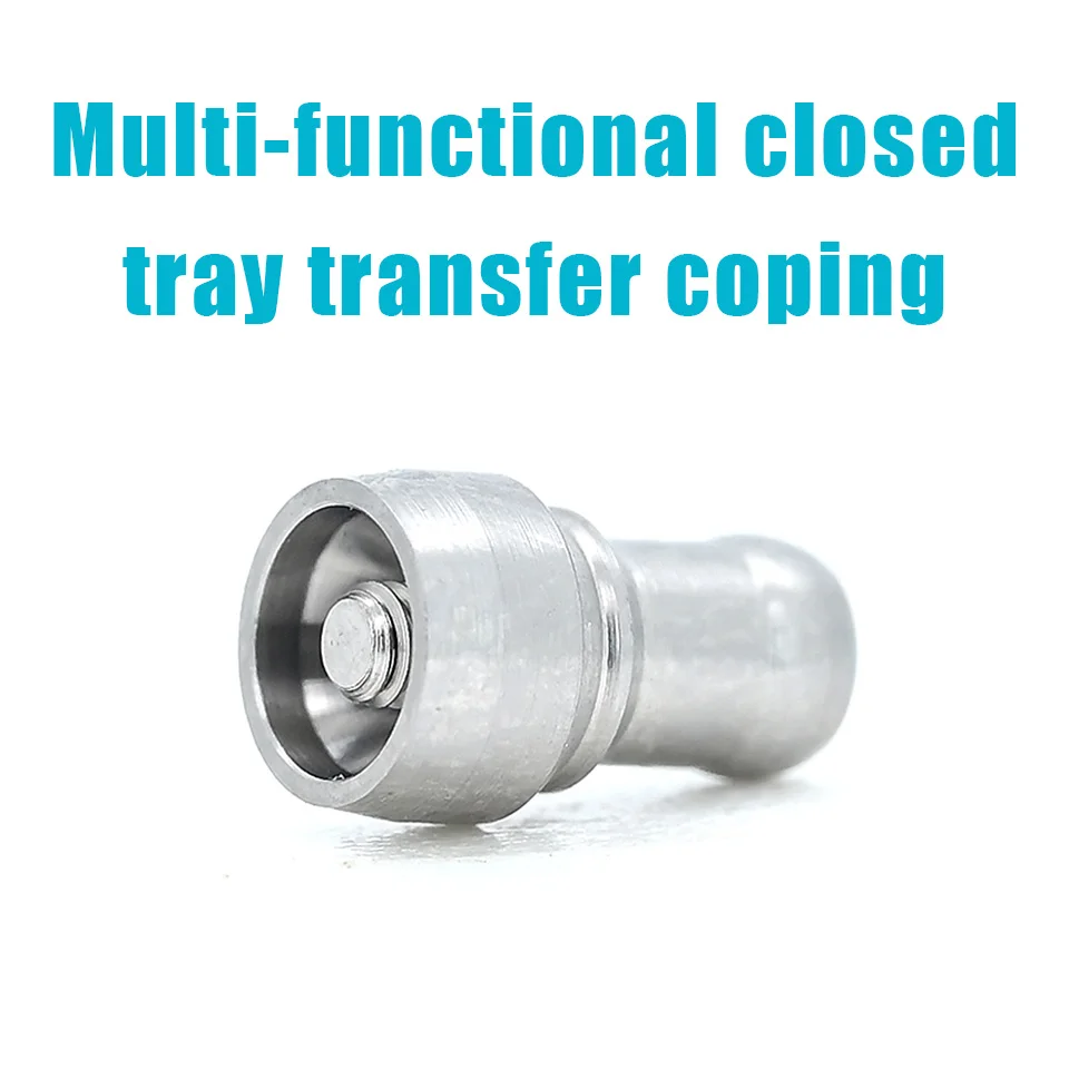 Dental Multi Unit Closed Tray Transfer Coping Fit Osstem Dentium Straumann Adin DIO Implant Impression Copings Set 10Pcs / Kit