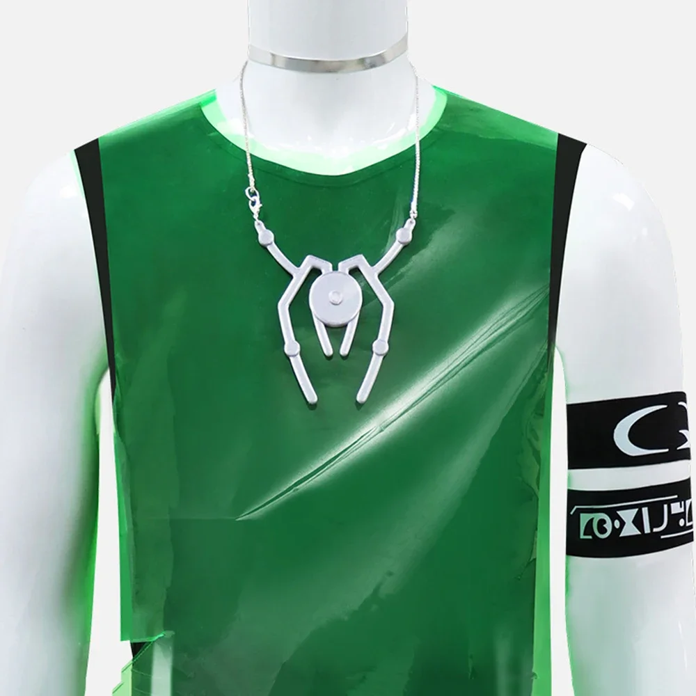 Nuovo Anime Alien Stage R7 Till Costume Cosplay Uomini adulti Top Pantaloni Abito Collana Accessori Carnevale Abiti natalizi Outfit