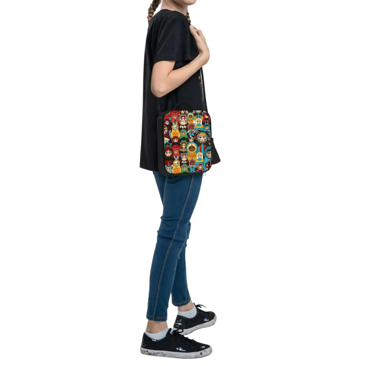 مخصص 663 أكياس الغداء المعزولة للنساء المحمولة برودة الحرارية الغذاء بينتو صندوق التخييم في الهواء الطلق السفر #6