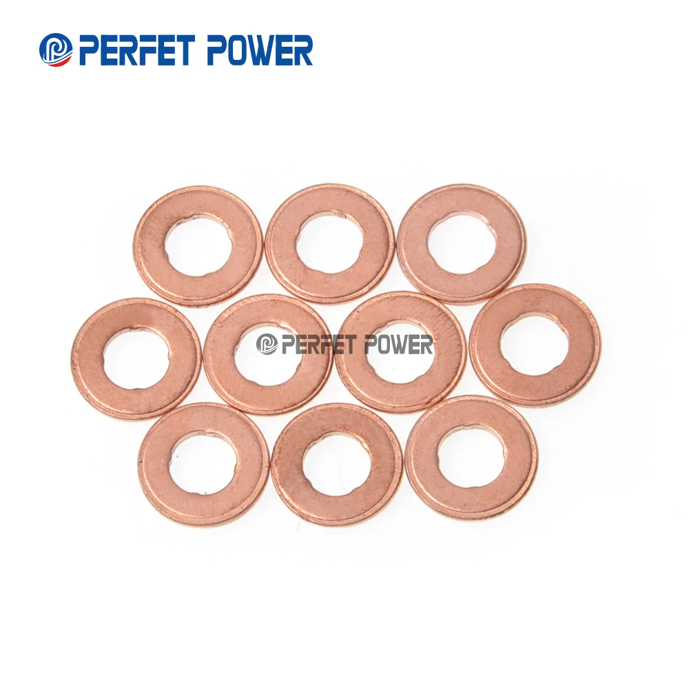 100PCS/Bag F00RJ01453 F 00R J01 453 Size 15*7*1.5mm China Made New Fuel Injector Nozzle Copper Washer Shim