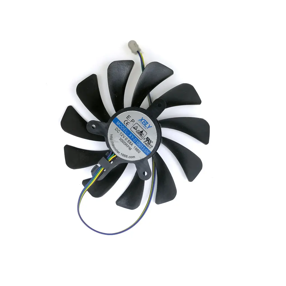 Cooling Fan 4PIN 95MM CF1010U12S XY-D10015SH DC12V 0.55A Graphics fan for MSI GTX 1650 GTX 1660 Ti AERO ITX 6G OC GPU FAN