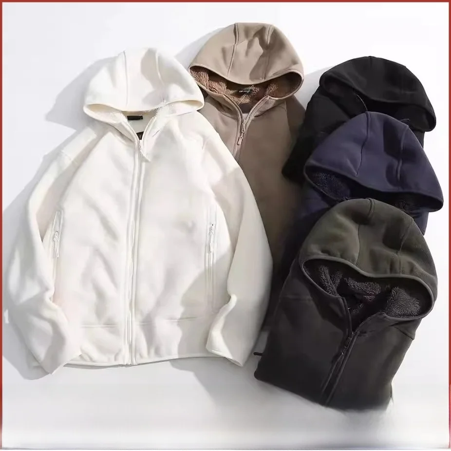 

Thiened Fce Jaet Новое зимнее мужское и женское теплое пальто с капюшоном Stand Fit Casual Sle Long Sve на молнии