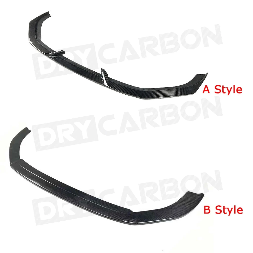 Carbon Fiber Front Bumper Lip Spoiler For Audi A3 RS3 Base Sedan 4 Door 2017-2019 Head Chin Guard Car Styling