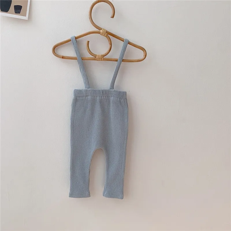 Korea Baby Pants Leggings Cotton Elasticity Pants For Newborn Girl And Boy PP Pants Baby Strap Overalls Toddler Baby Pants 2023