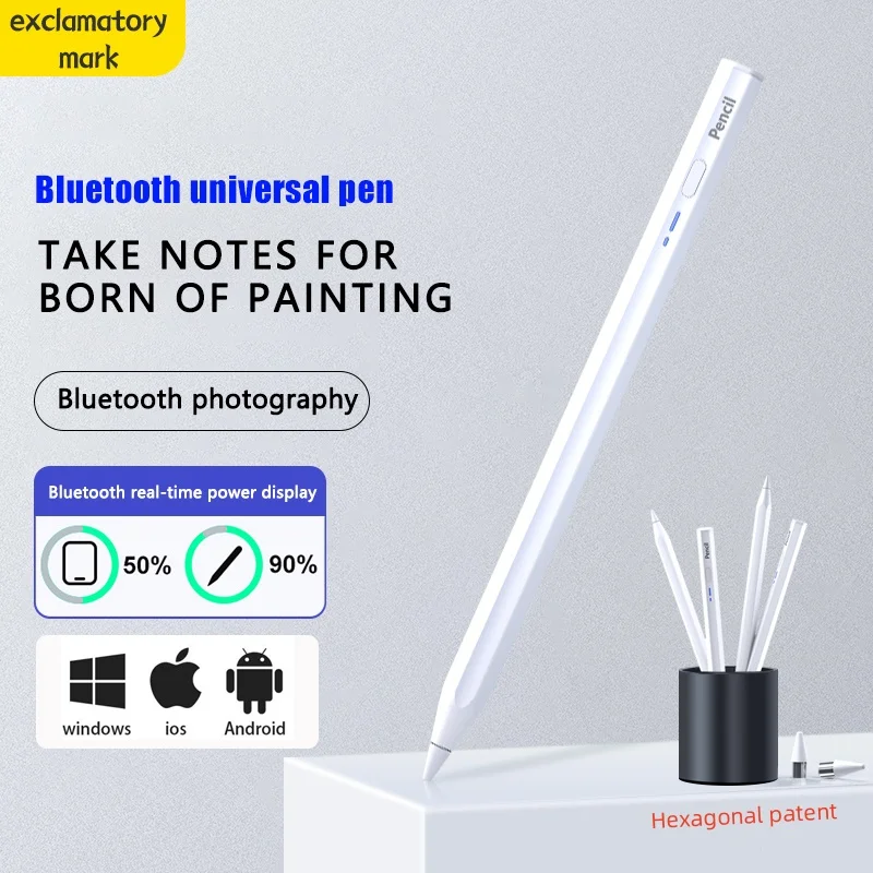 Tablet Pen Drawing Screen Touch Pen 2 in 1 Stylus Pen for IPhone IPad Tablet Capacitive Touch Pencil for Samsung Android Phone