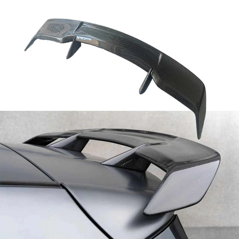 

W176 Car Forged Carbon Fiber Top Roof Rear Spoiler Wing For Mercedes Benz A Class Amg A45 A250 FRP