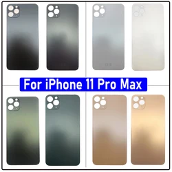 NEW Battery Cover Rear Door Glass Back Housing Case With Adhesive Replacement Parts For iPhone 11 Pro Max Big Hole