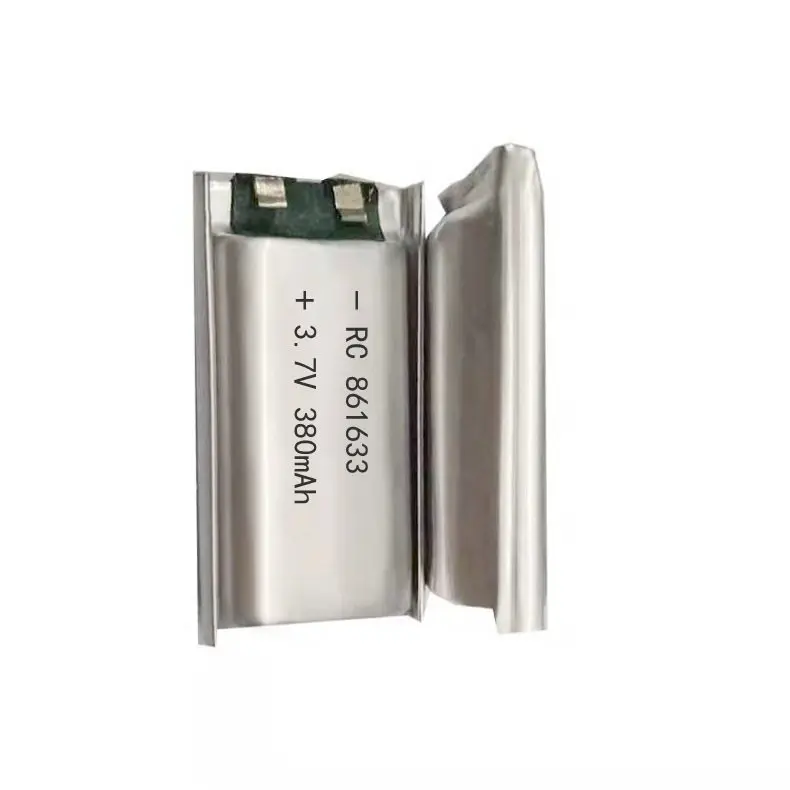 5pcs.。for 861633 Polymer lithium battery 10C discharge Pure cobalt 380mAh atomizer shaver 3.7V charging.。