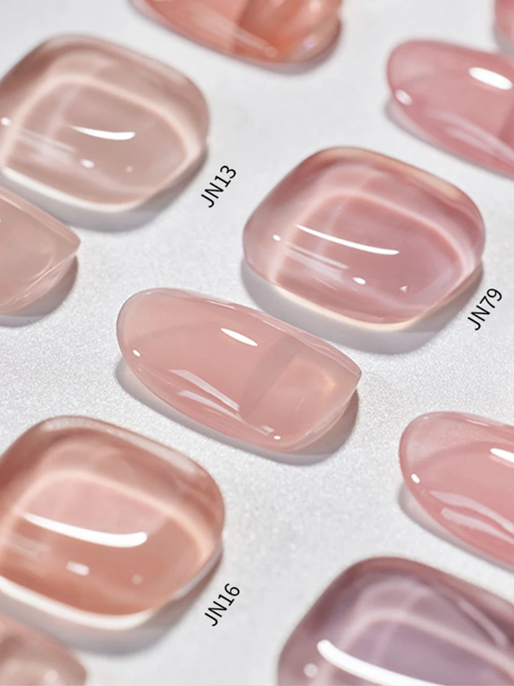 BORN PRETTY 83 Farben 10 ml Jelly Nude Gel Nagellack Herbst Bernstein Halbtransparente Maniküre Soak Off UV LED Nägel Gel Lack
