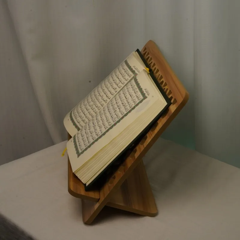 MDF Scripture Reading Stand Bracket Study Scripture Stand Reader Support Frame Elegant Decorative Wood Bookshelf - view 6
