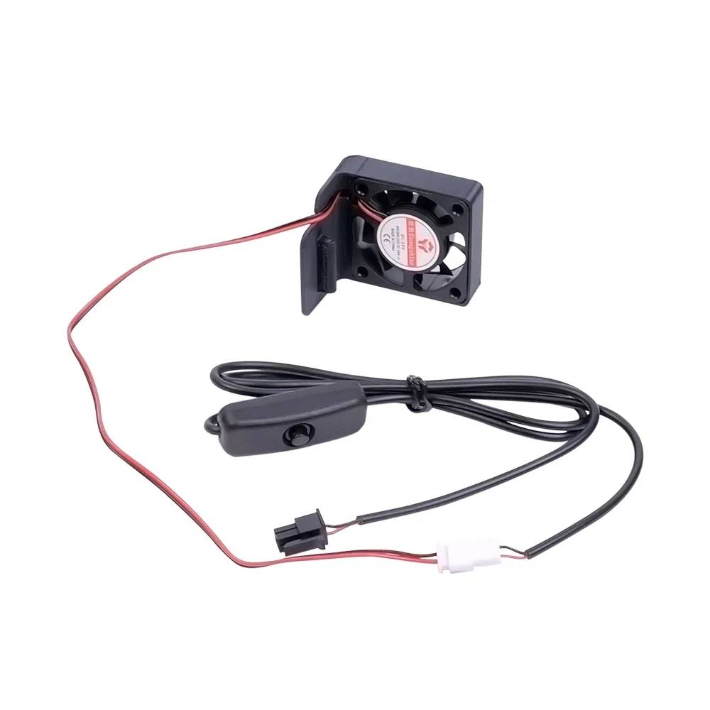 For Bambu Lab A1 / A1 mini Extruder Motor Cooling Fan Expand Kit Fast Cooling With Independence Switch 3D Printer Accessories