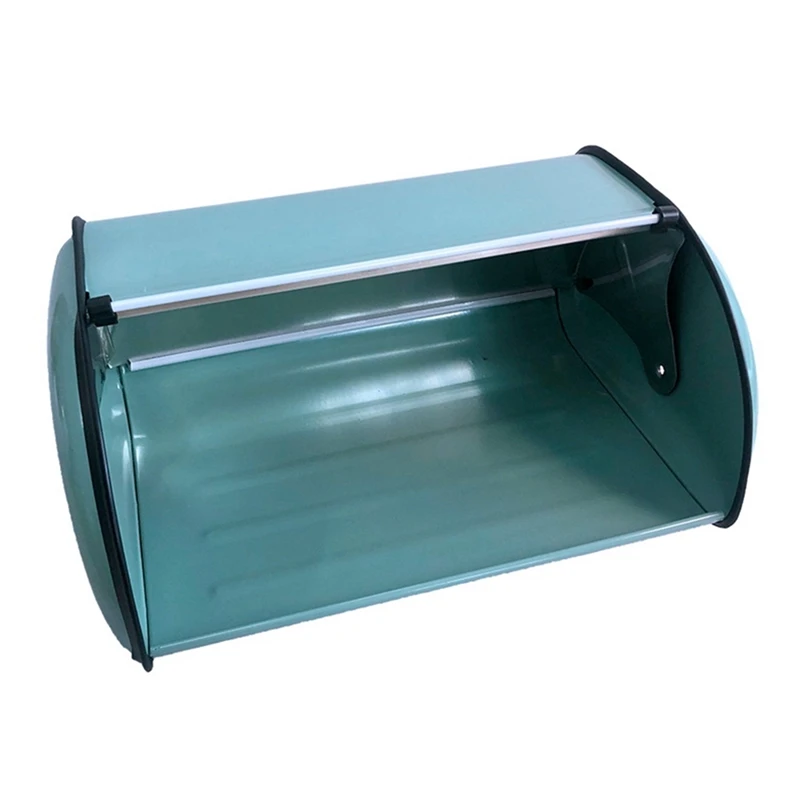 Bread Box Bin Storage Containers Rolling Door For Home Coffee Shop Or Bakery Bread Box Kitchen Storage Containers Holder