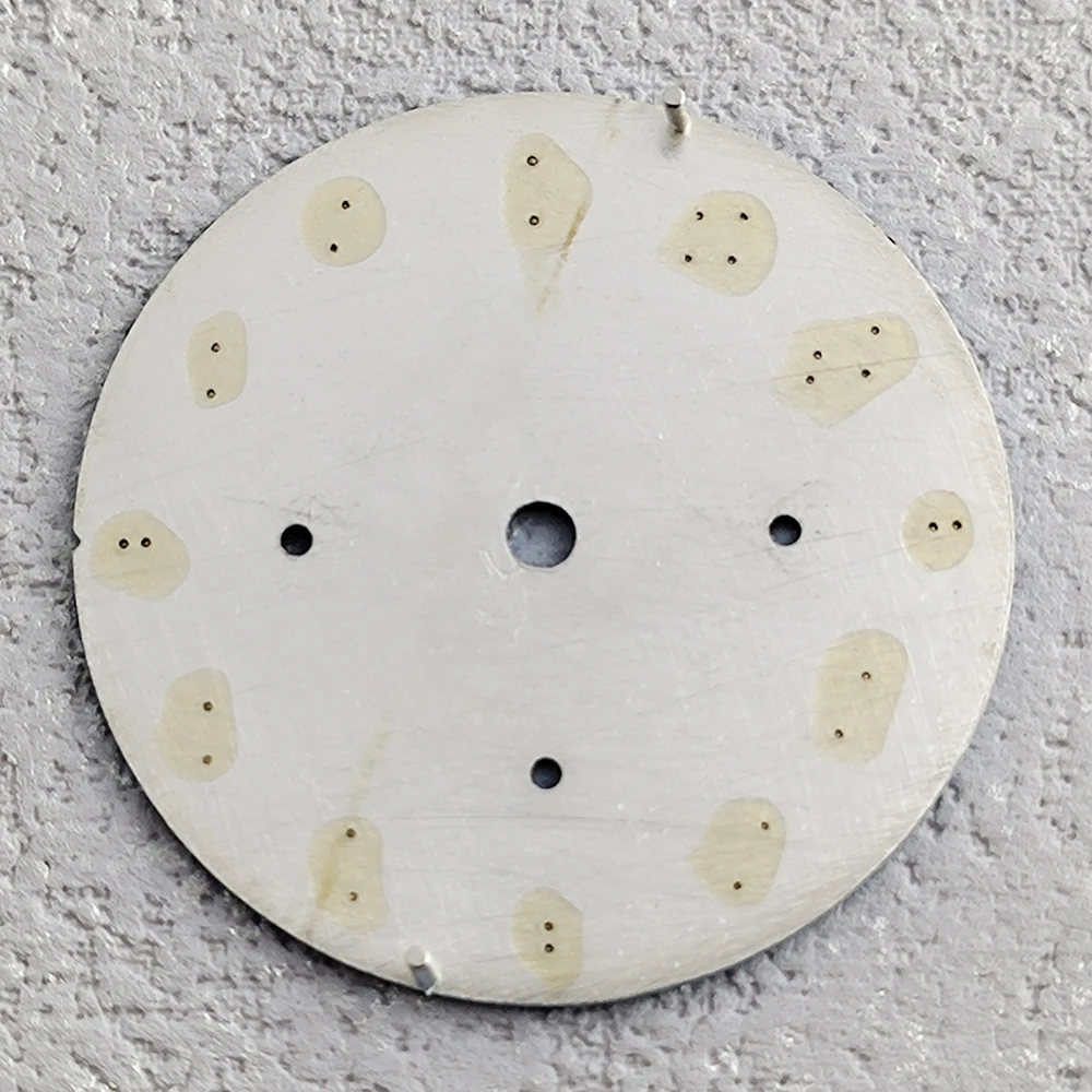 VK63 dial 28.5mm Arabic dial Green glowing dial suitable for VK63 movement watch accessories watch repair tools