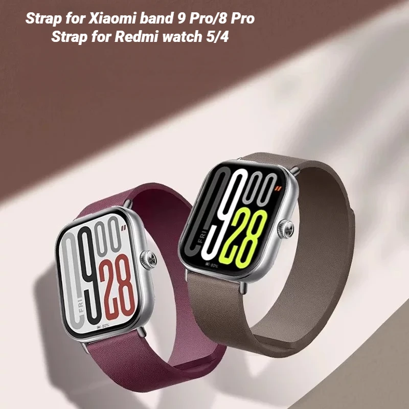 

Magnetic Strap For Xiaomi band 9 Pro Sport Watchband for Redmi Watch 5/4 Woman Man Correa Bracelet SmartWatch Wristband