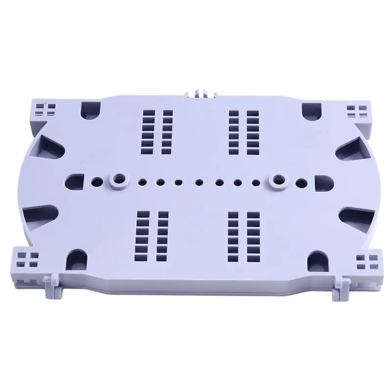 A52T 20PCS 12 Cores Optical Fiber Splice Tray FTTH Fusion Tray With Cover Used In Fiber Closure Distribution Box