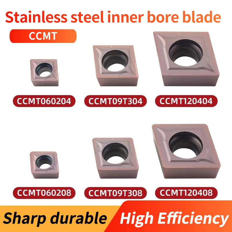 VOKET CNC 보링 인서트 CCMT060204/09T308 LF6018 스테인레스 스틸 내부 구멍 다이아몬드 인서트