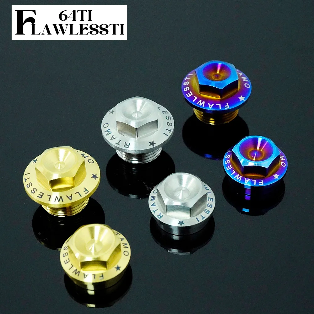 FLAWLESSTI Gr5 Titanium Nut Front Rear Wheel Lock Axle Lock Nut For EXC 300 250 EXCF 350 XCW 450 500