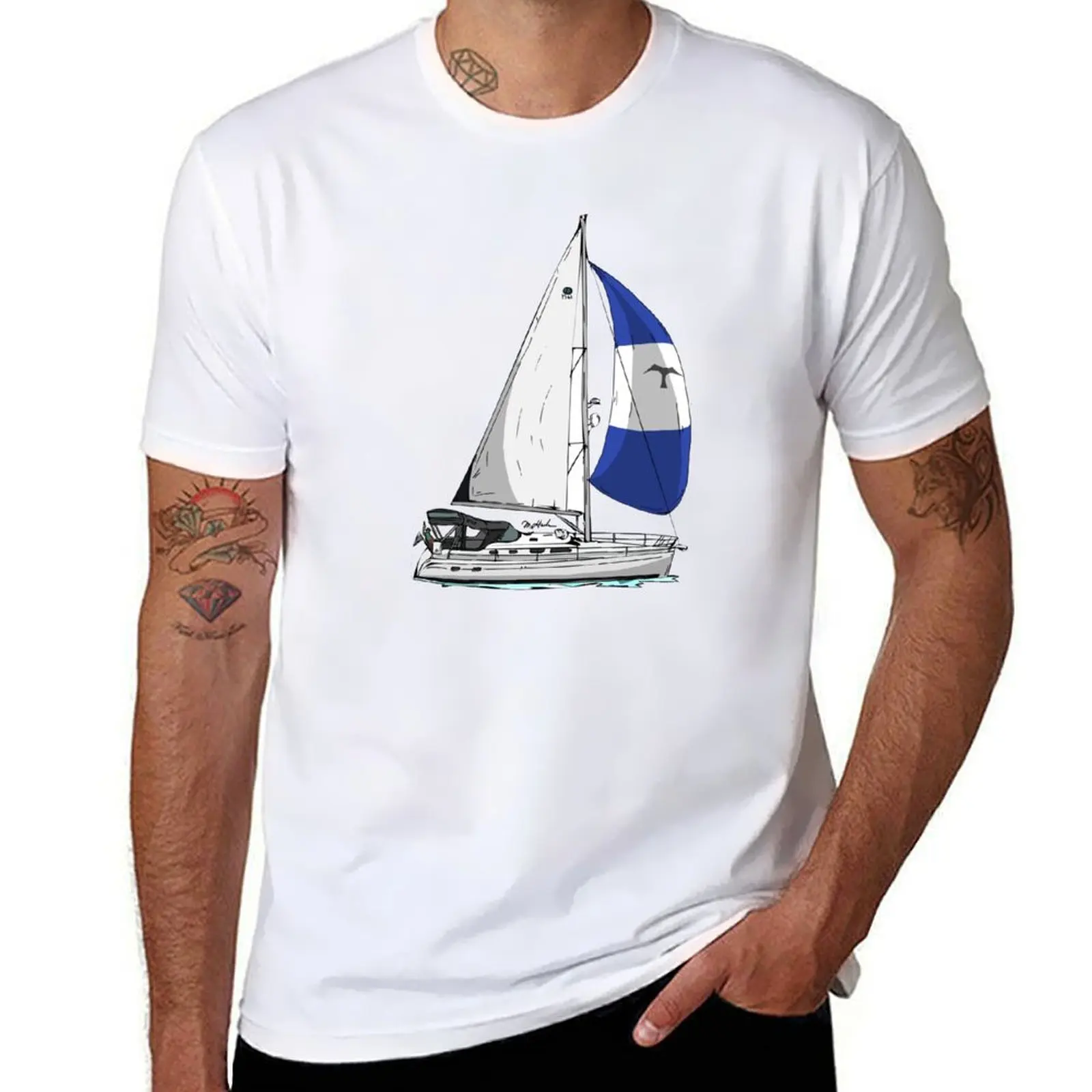 

Boat shirts slim man cotton shirt shirt t T-Shirt for fit of 100% men Sail t t cotton man Copy