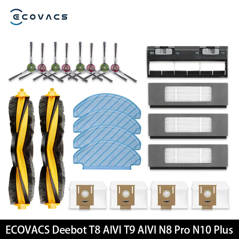 �y�Z�[�����zECOVACS Deebot T8 AIVI T9 AIVI N8 Pro AIVI N9 N10 N10 Plus �A�N�Z�T���[ ���C���u���V�A�T�C�h�u���V�A�t�B���^�[�A�_�X�g�o�b�O�AHepa �t�B���^�[