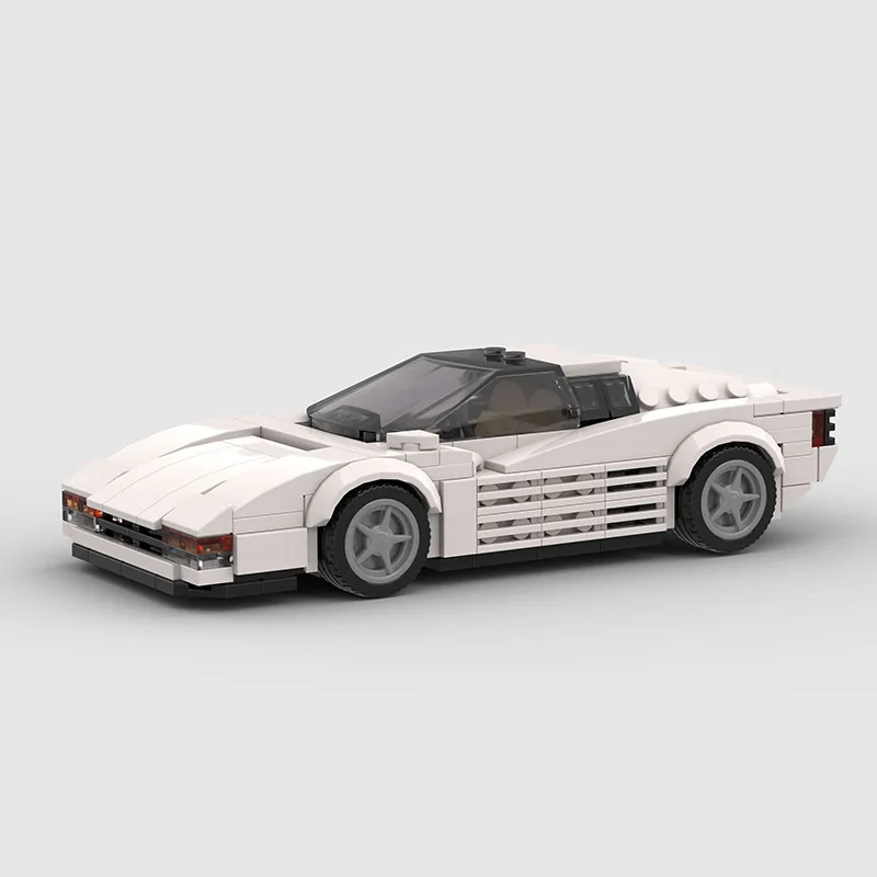 

Testarossa Coupe Car Speed Champions Super Race F1 Vehicle Model Building Block Racing Rally City Technical Vintage Sports Car