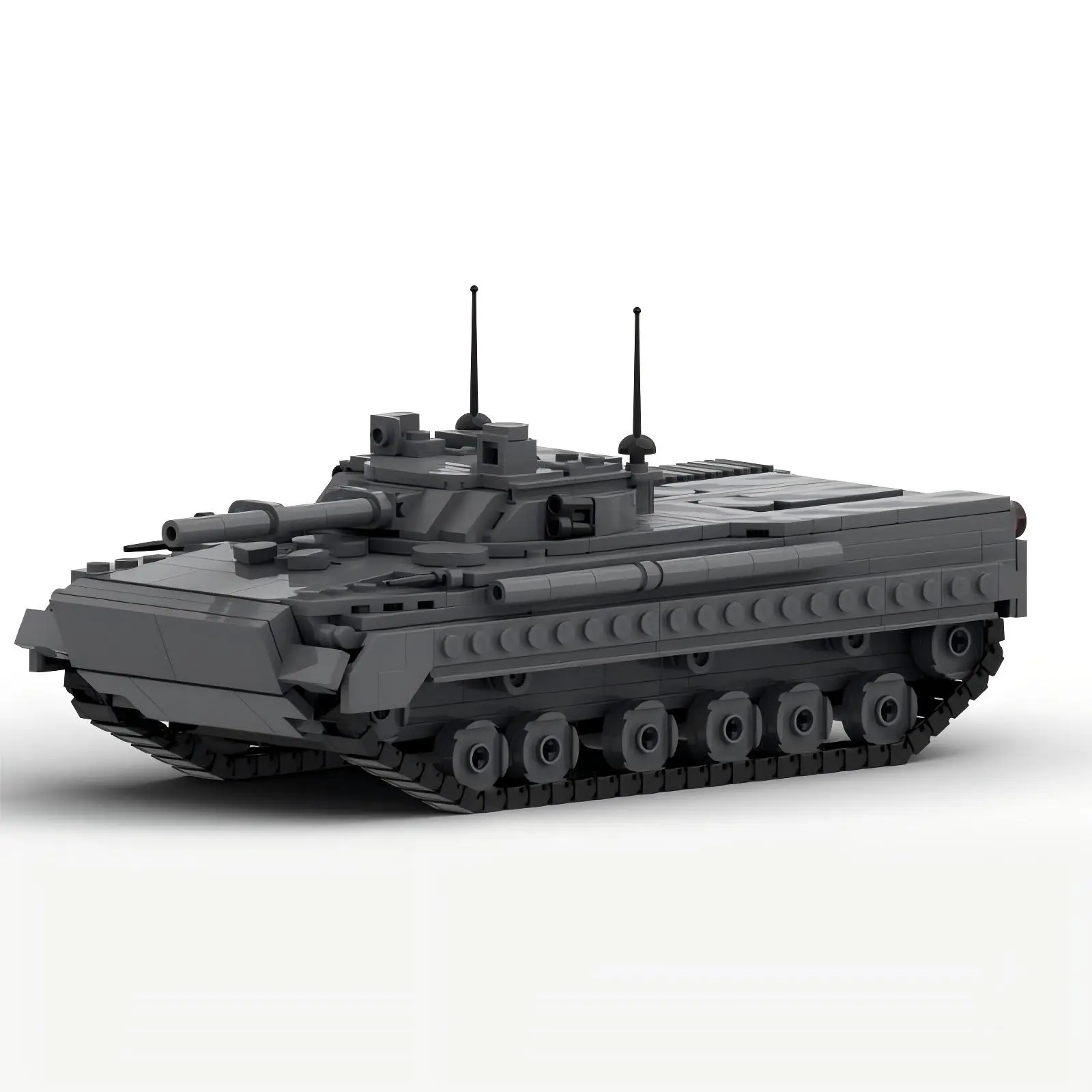 Militär-Kriegsserie Armee-Panzerfahrzeug Bausteine MOC BMP-3 Infanterie-Panzermodell Kinder-Bausatz Spielzeug Jungen Geburtstagsgeschenk – Detail 1