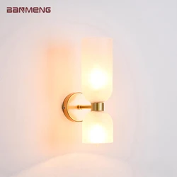 Nordic E14 LED wall lamp glass lampshade sconces lights indoor lighting home decor living room bedside bedroom kitchen decorate