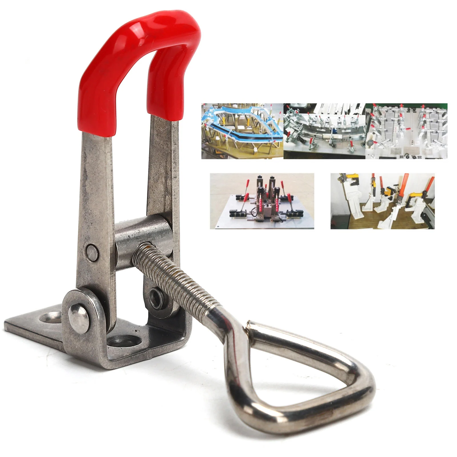 GH-4001-SS Toggle  Catch Stainless Steel Toggle Clamp Lock Hasp for Woodworking Hand Tool Toggle  Catch Toggle Catch