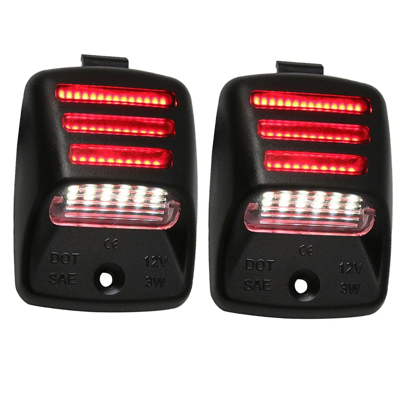 1Pair LED Number License Plate Light tail lights Canbus For Toyota Tacoma 2005-2015 Tundra 2000-2013 Car License Plate Lamp