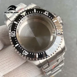 MATELION 10ATM Diver SEA 43mm Watch Case Sapphire Fit NH35 NH36 NH38 NH34 GMT ETA 2824 PT5000 Steel Bracelet 120 Clicks Bezel