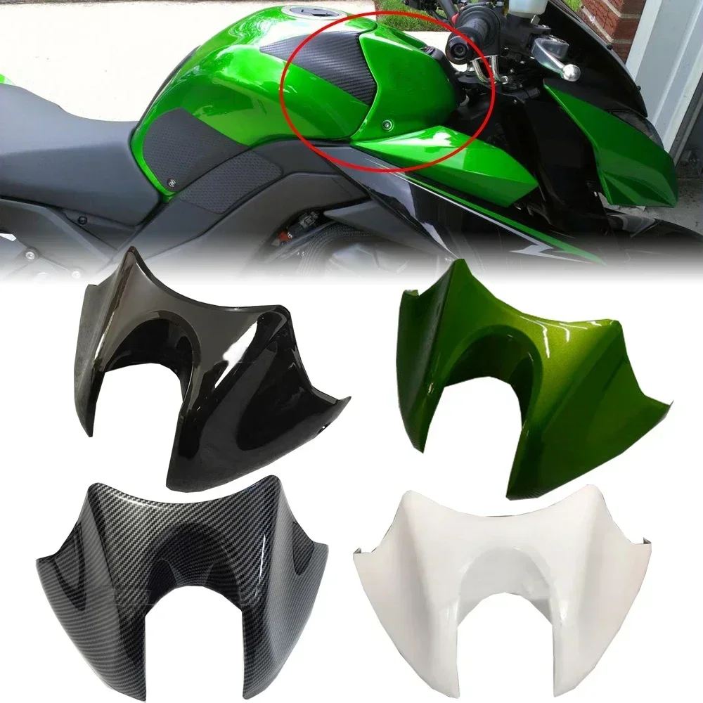 

For Kawasaki Z1000 Tank Cover Fairing Fuel Gas Protector Guard Cowl Motorcycle Accessories Z 1000 2010 2011 12 2013 Green Carbon