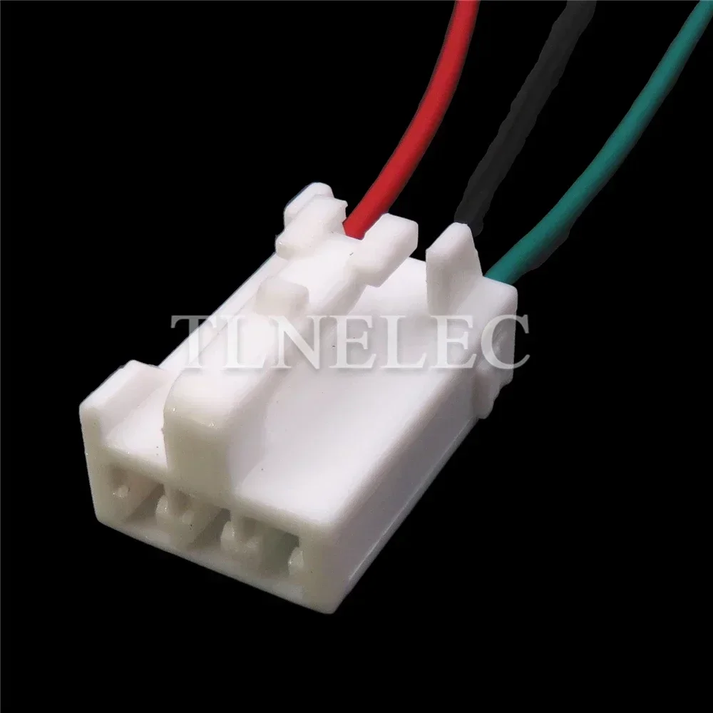 3 Pin Way Car Wire Cable Connector With Wires Automobile Reading Lamp Unsealed Sockets 7282-1030 6520-0577