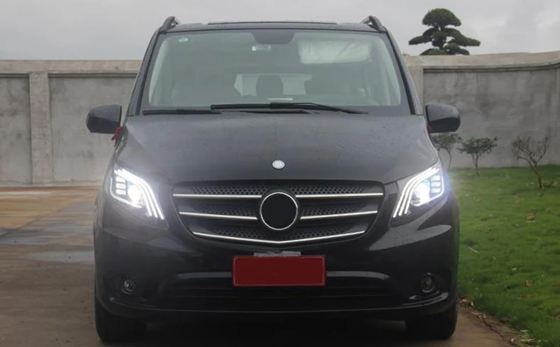 Headlight Assembly Suitable For Mercedes-Benz Vito Headlight Assembly V-class to Maybach LED Daytime Running Lights Turning