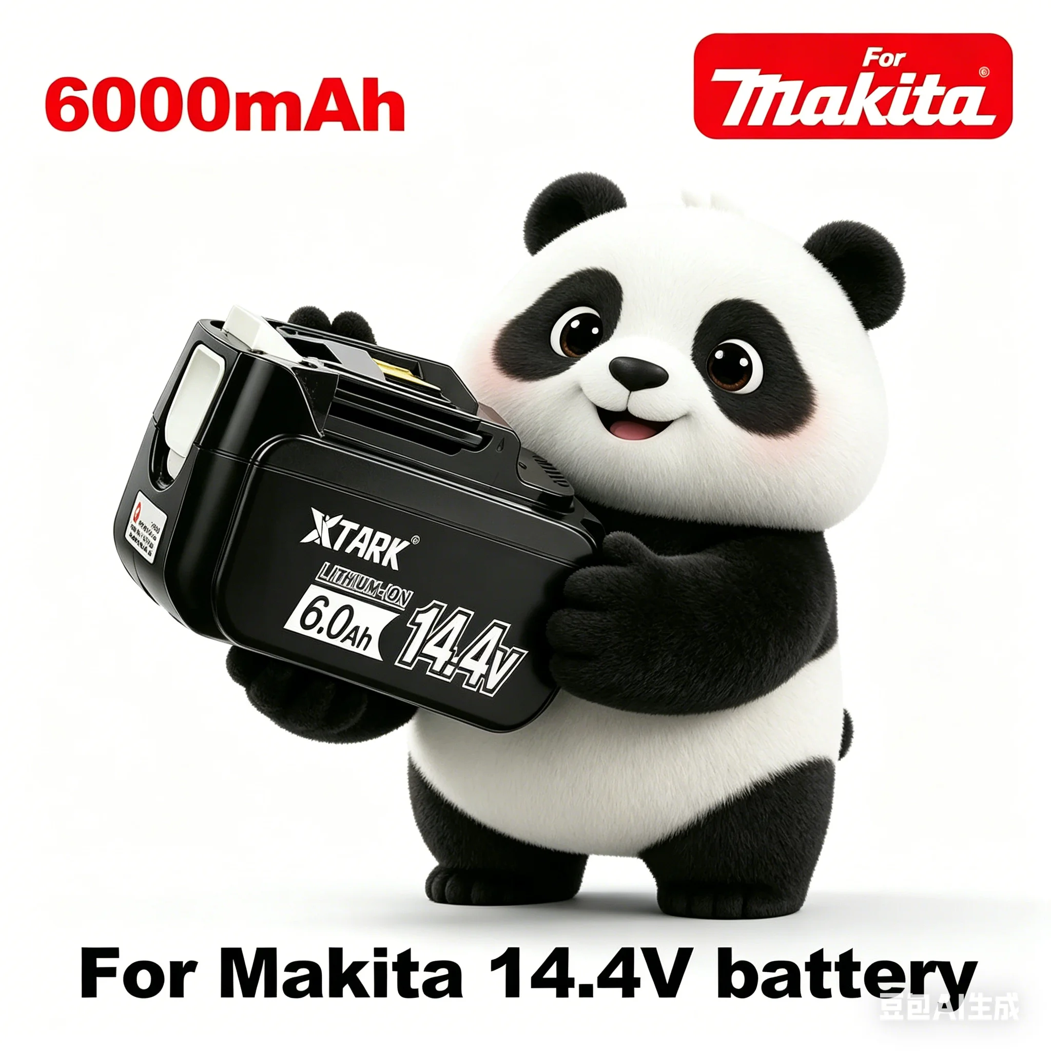 

BL1440 BL1430 14.4V 6000mAh Li-ion Power Tools Replacement Rechargeable Battery for Makita BL1415 BL1460 BDF343 TD130D LXT200