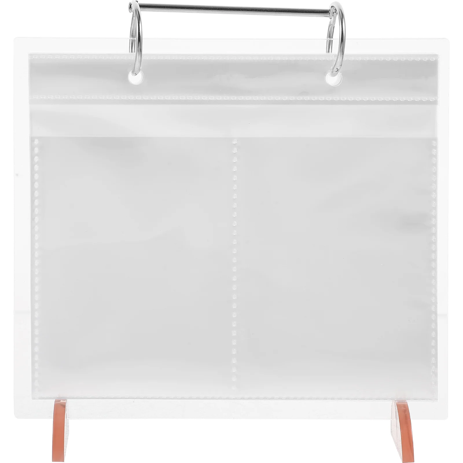

Desktop Calendar Stand Transparent Photo Album Display Holder For Menu Price Sign Document Storage Acrylic Frame Message